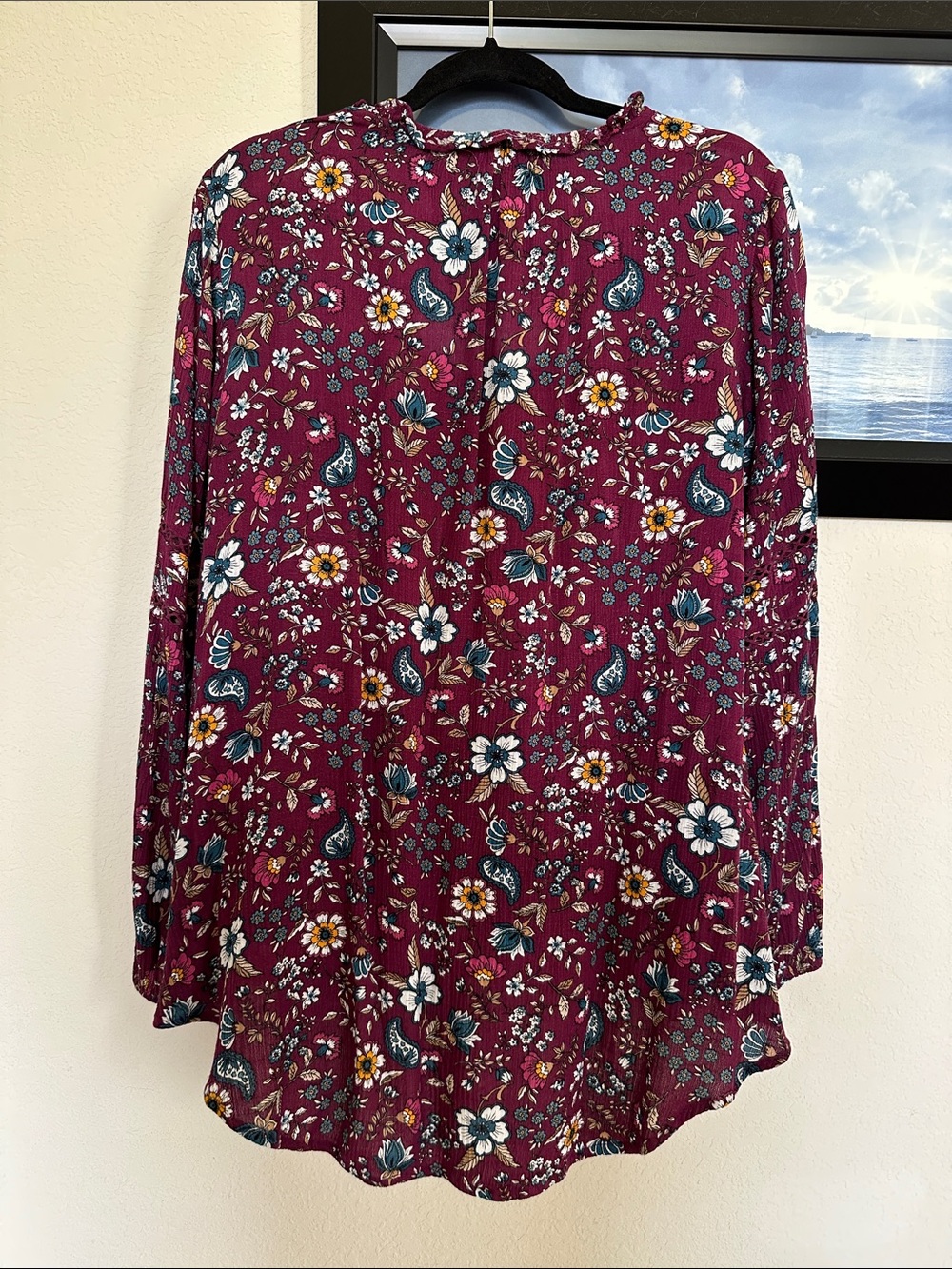 Lane Bryant Floral Top 14/16